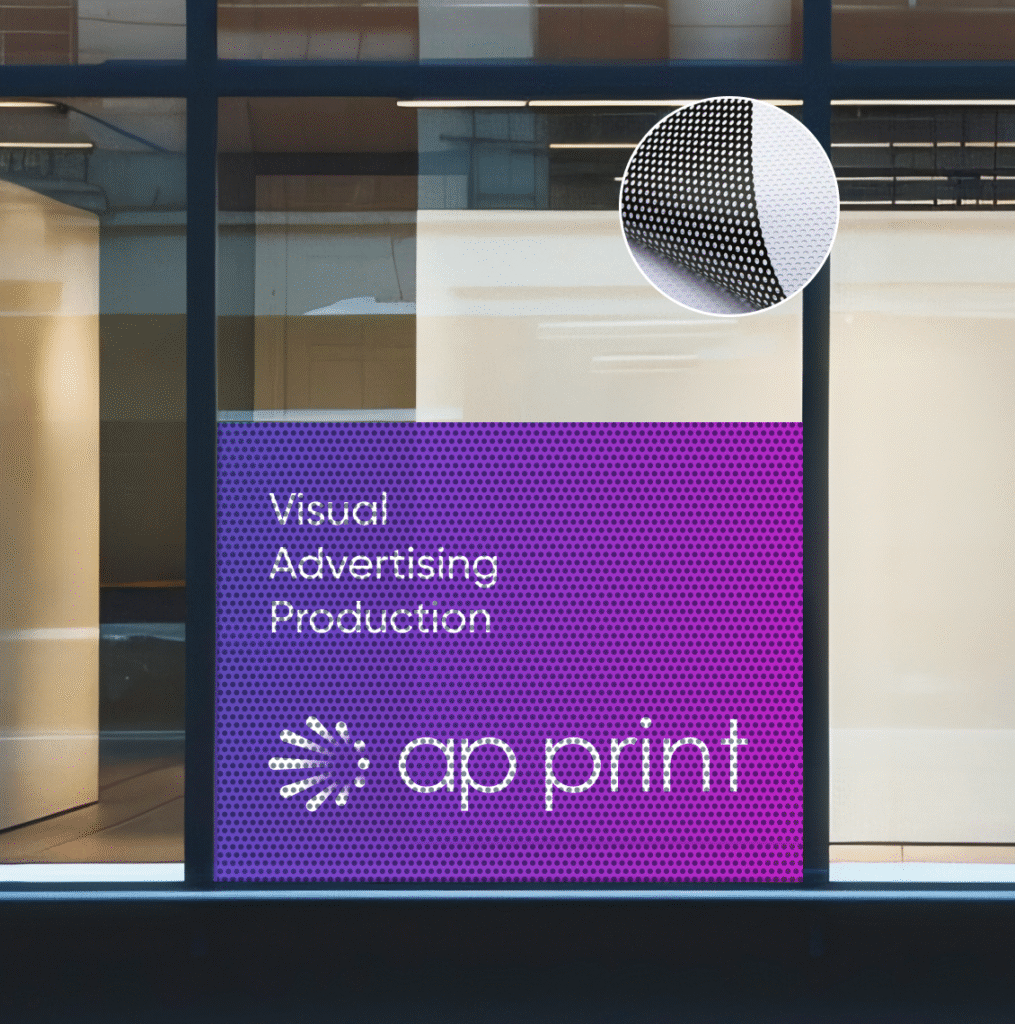 Perforētā logu plēve