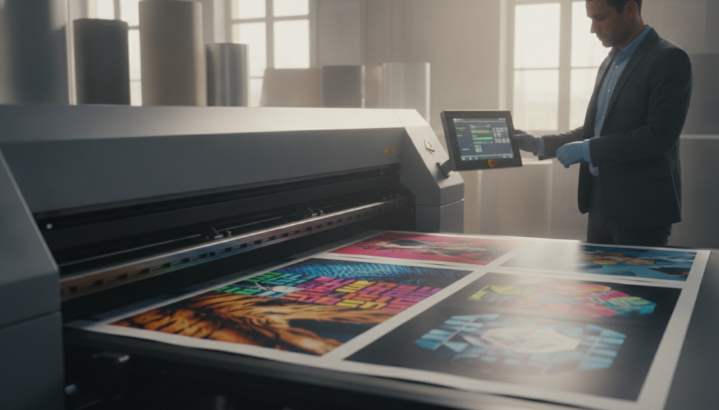 high-quality large-format printing resolution