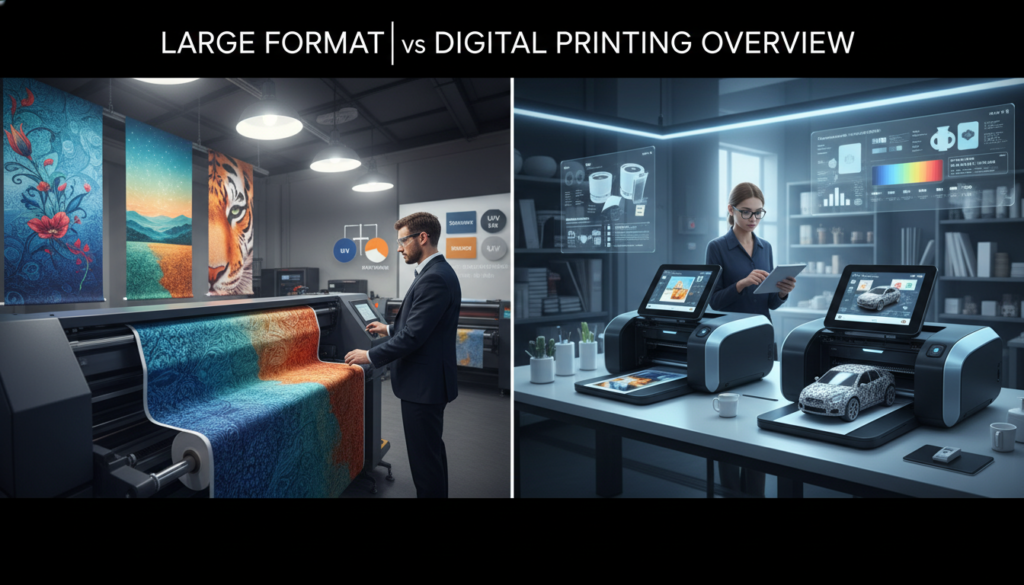 Large Format vs Digital Printing Overview