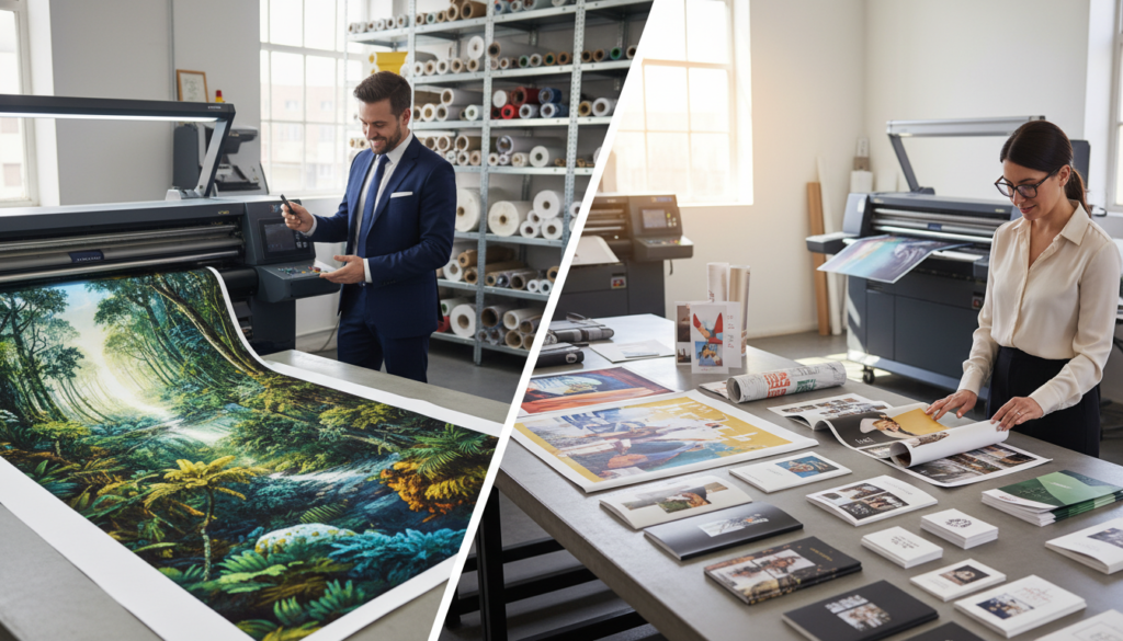 Large Format vs Digital Printing Overview