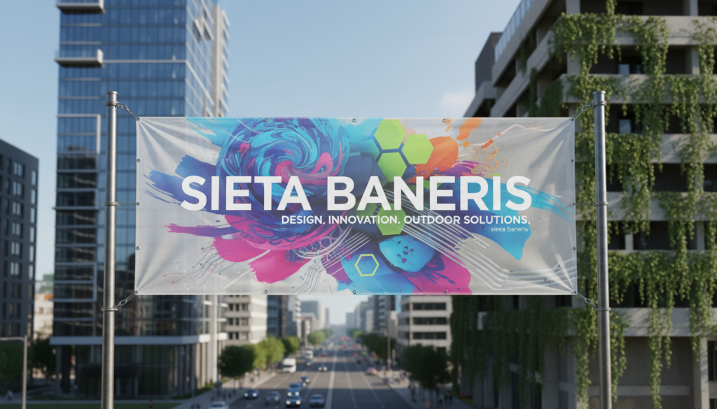 sieta baneris reklāma