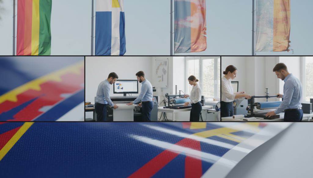 Banner manufacturing methods and durability