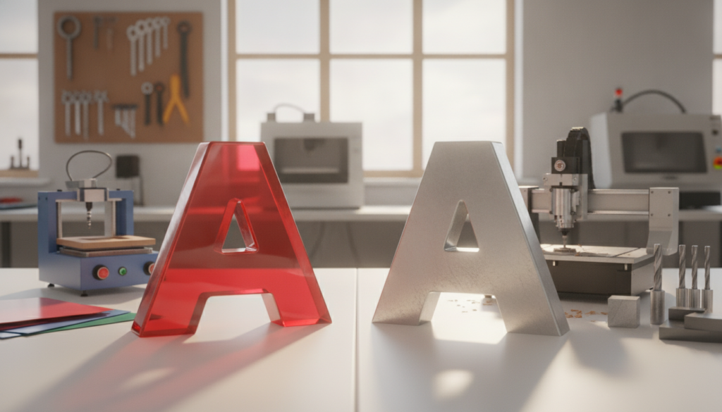 Choosing the right method for 3D letters