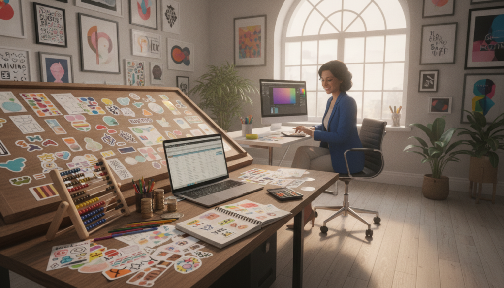 Budgeting for Sticker Printing Costs