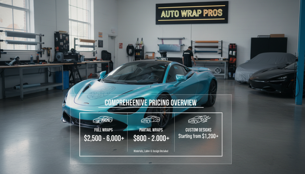 Comprehensive Pricing Overview for Car Wrapping Services