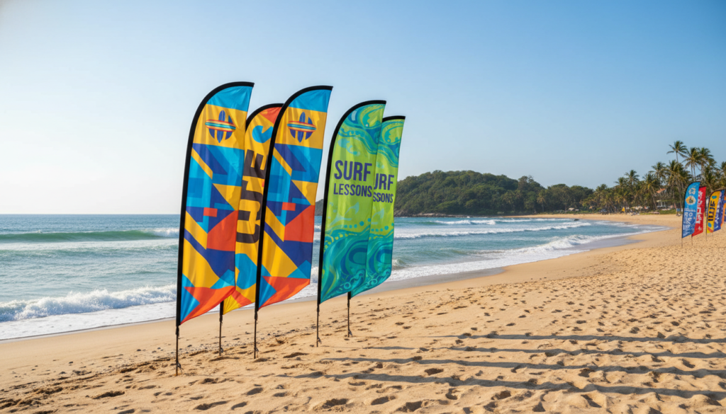 Design and Materials for Beach Flags