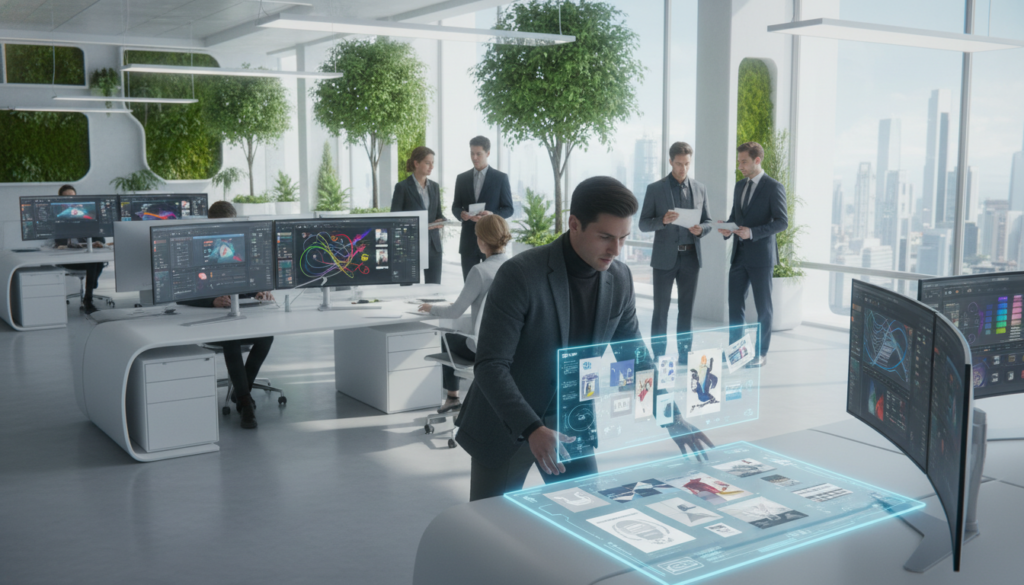 Future trends in print layout services and design support