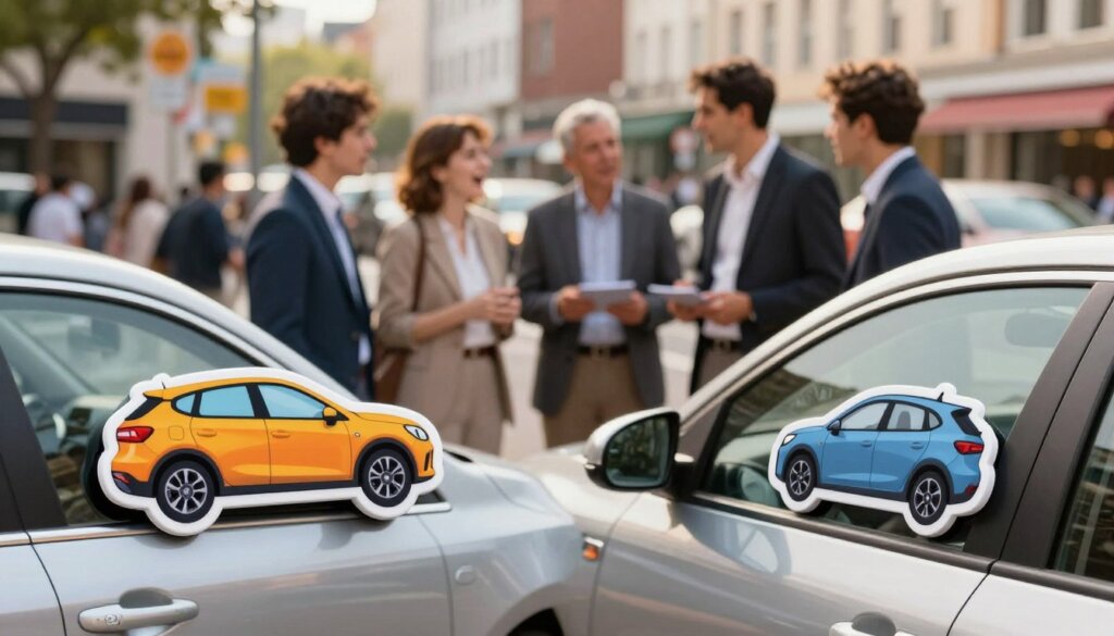Auto magnēti vai uzlīmes
