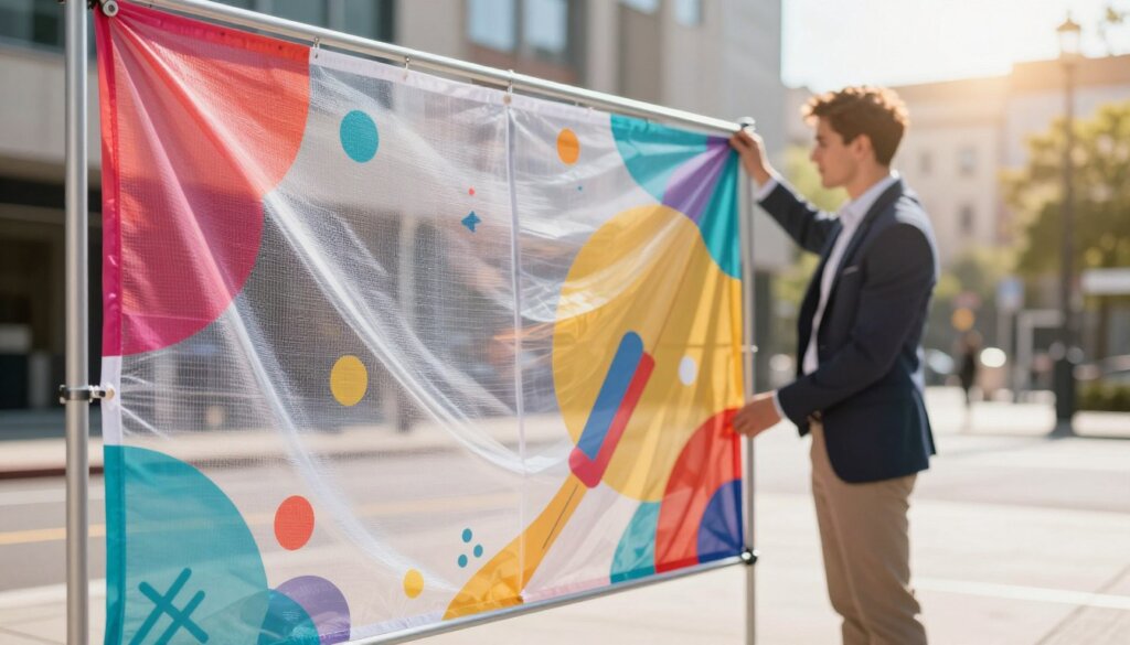 mesh banner design