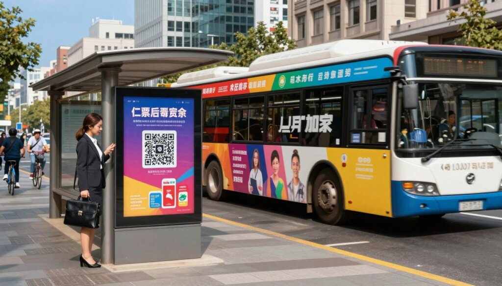 reaching customers through public transport ads
