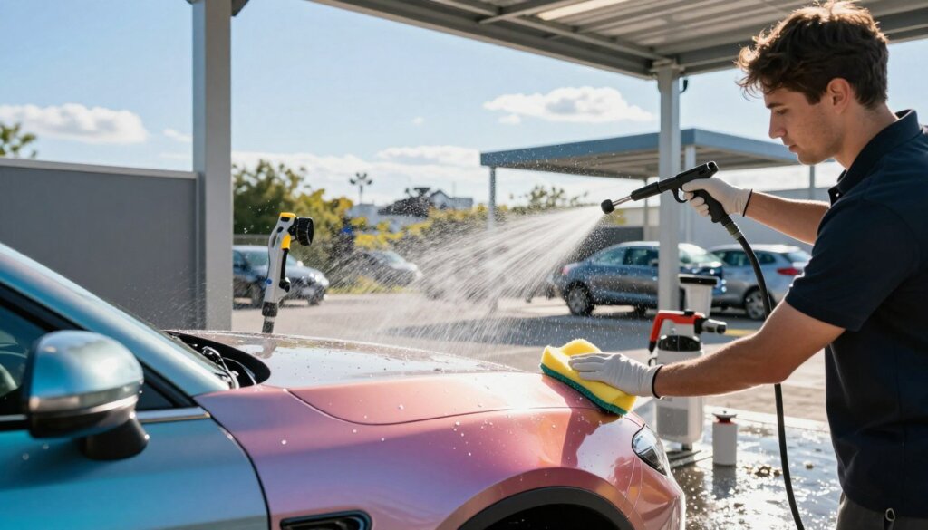 Recommended Washing Techniques for Wrapped Cars