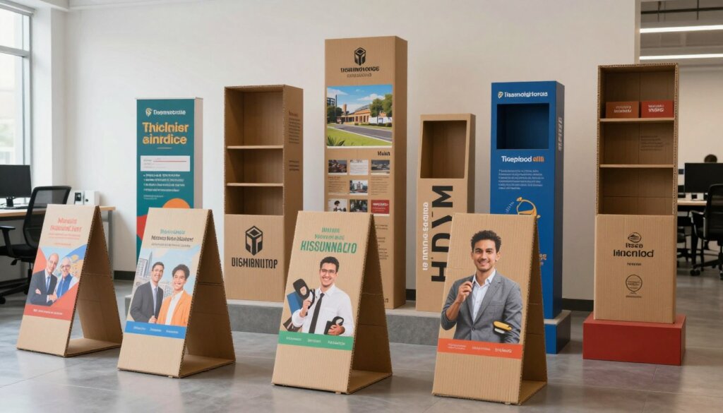 cardboard stands