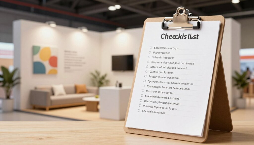 display stand checklist display stand checklist