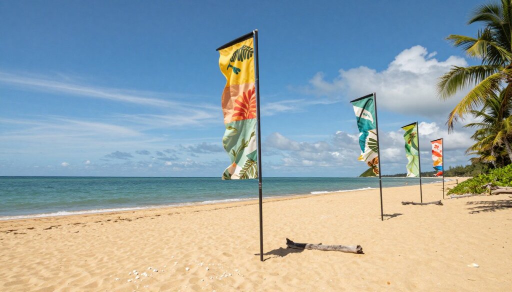 Eco-Friendly Beach Flags