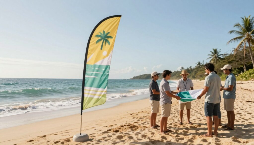 Sustainability in Beach Flag Production
