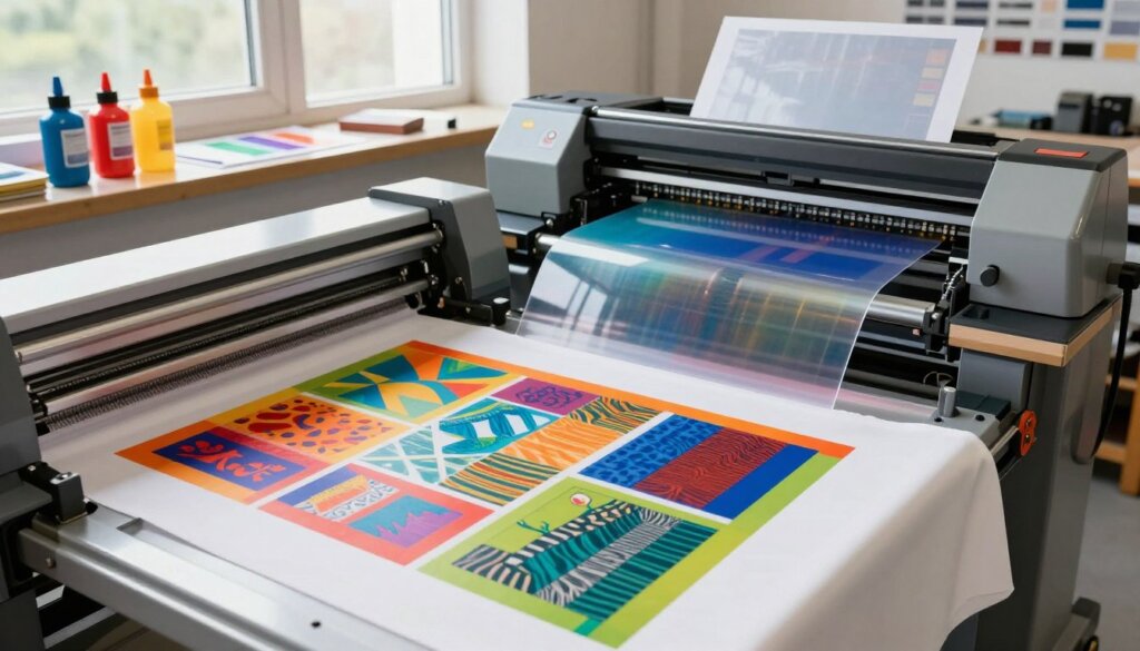 What is the difference between textile printing and film printing